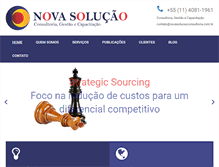 Tablet Screenshot of novasolucaoconsultoria.com